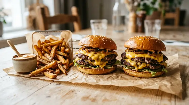 Aperçu du site burger